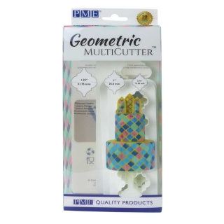 Geometrické multi vykrajovátko marocké lucerny 3 ks